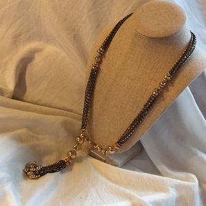 “Bianca tassel” adjustable necklace.